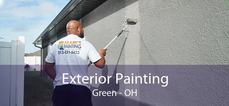 Exterior Painting Green - OH