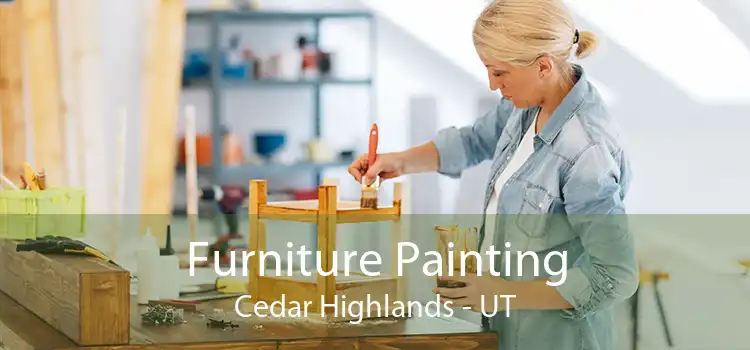 Furniture Painting Cedar Highlands - UT