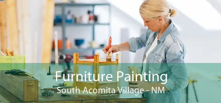 Furniture Painting South Acomita Village - NM