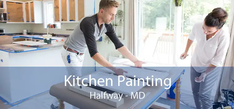 Kitchen Painting Halfway - MD