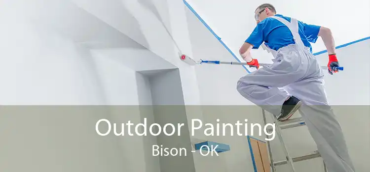 Outdoor Painting Bison - OK