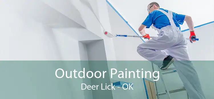 Outdoor Painting Deer Lick - OK
