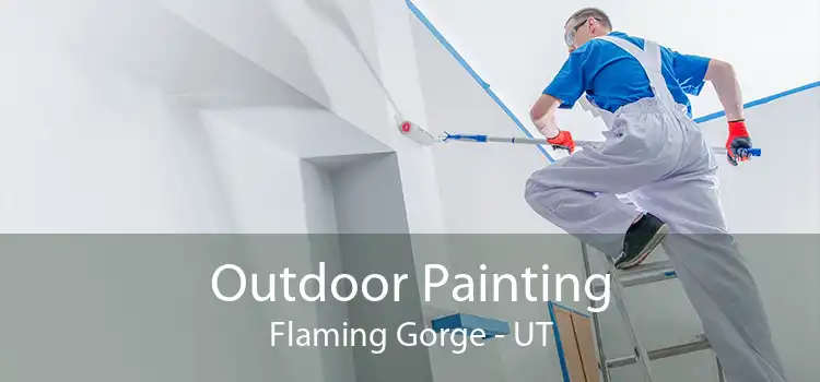 Outdoor Painting Flaming Gorge - UT