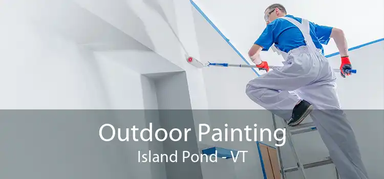 Outdoor Painting Island Pond - VT