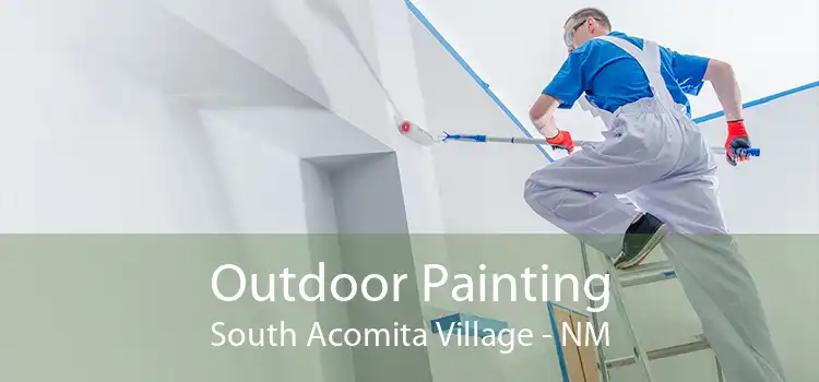 Outdoor Painting South Acomita Village - NM